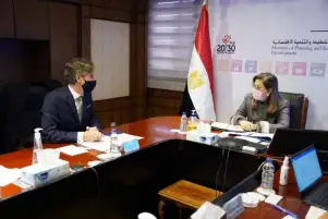 وزيرة التخطيط والتنمية الاقتصادية تلتقي الممثل المقيم لبرنامج الأمم المتحدة الإنمائي