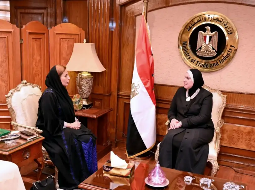 وزيرة التجارة تبحث مع سفيرة دولة الامارات سبل تعزيز العلاقات الاقتصادية والاستثمارية المشتركة