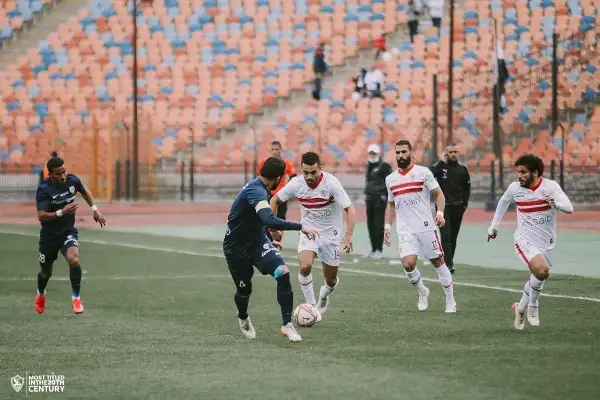 لاعبي الزمالك يجرون مسحة طبية قبل مواجهة الوداد