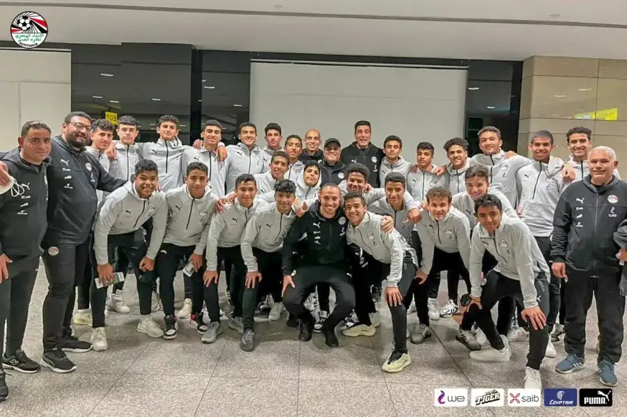 بعثة منتخب الناشئين يطير إلي الجزائر للمشاركة في دورة شمال افريقيا
