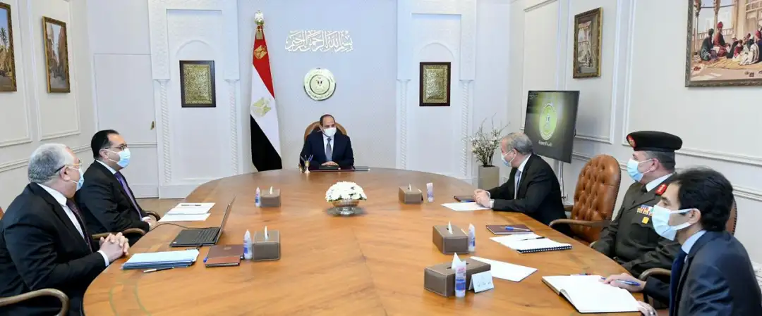 الرئيس السيسي يوجه بالمحافظة على استمرارية المخزون الإستراتيجي للدولة من السلع الغذائية