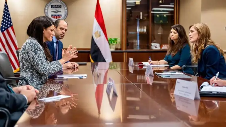 وزيرة التعاون الدولي تناقش الاتفاقيات المستقبلية مع الوكالة الأمريكية للتنمية