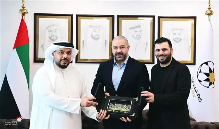 لتعزيز التعاون.. دياب ومتعب يلبيان دعوة رابطة الأندية الإماراتية