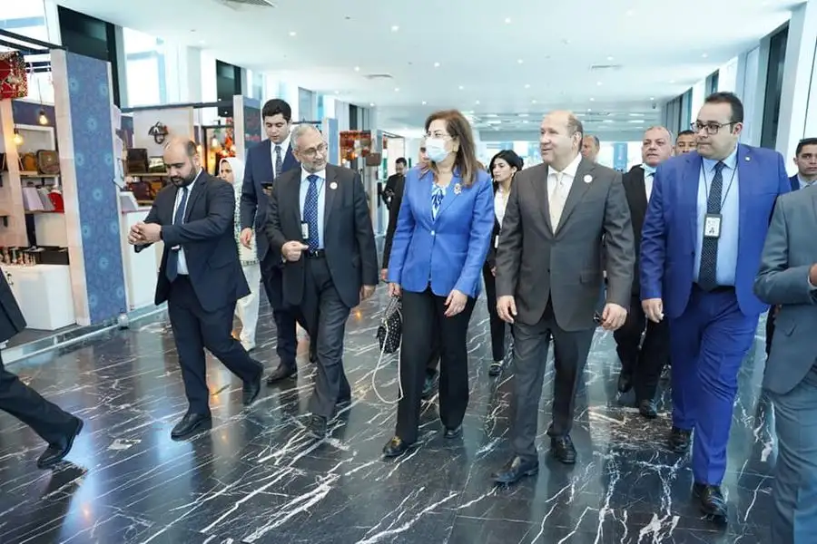 وزيرة التخطيط تتفقد أعمال فعاليات الاجتماعات السنوية للبنك الأسلامي بشرم الشيخ