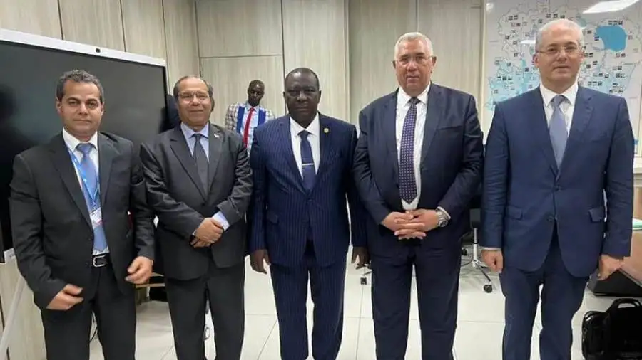 وزير الزراعة ونظيره الإيفواري يبحثان تعزيز التعاون المشترك بين البلدين