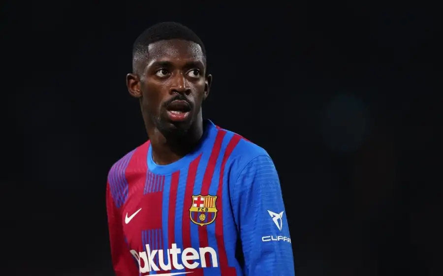برشلونة يوجه تحذيرا لديمبيلي بعد نهاية عقده