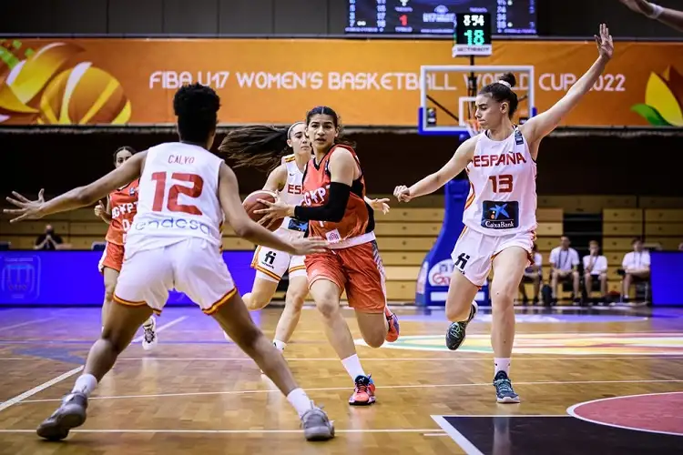 منتخب ناشئات السلة يخسر من إسبانيا في كأس العالم