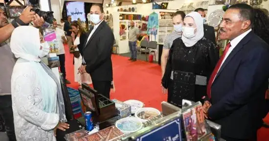 التضامن تفتتح معرض ديارنا للحرف اليدوية والتراثية بمارينا 5 بالساحل الشمالي