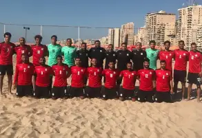 الكشف عن قائمة مصر أمام غانا في تصفيات أمم أفريقيا للكرة الشاطئية