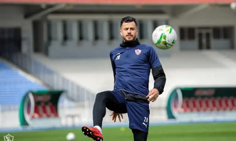 تدرييبات بدنية منفردة للونش في الزمالك