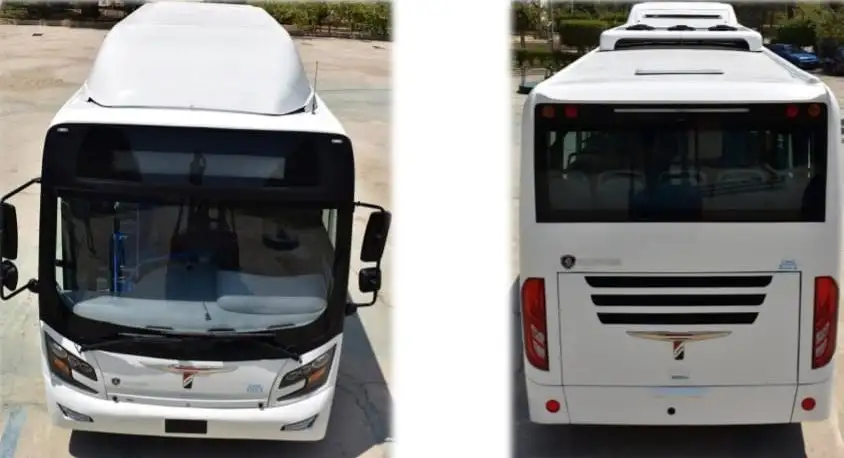 الكشف عن نموذج لحافلة غاز طبيعي من إنتاج شركة النصر للسيارات