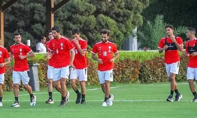 منتخب مصر يواصل تدريباته استعدادًا لمباراة ليبيريا