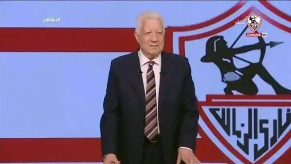 مرتضى منصور مذيعا على قناة الزمالك
