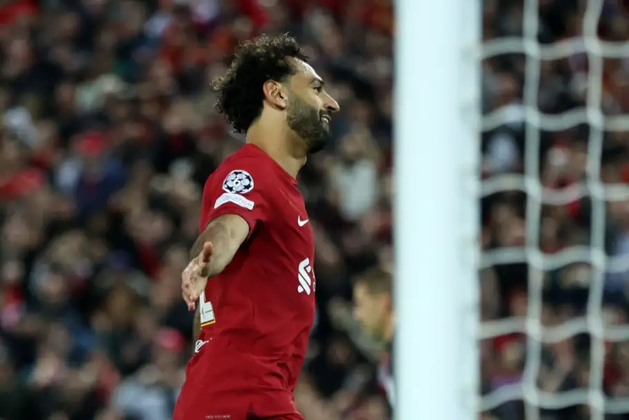 صلاح يتوج برجل مباراة ليفربول ورينجرز في دوري الأبطال