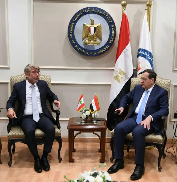 وزير البترول يستقبل وليد فياض وزير الطاقة اللبناني