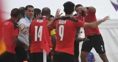 منتخب الشاطئية يحقق الفوز الأول في كأس الأمم أمام مدغشقر