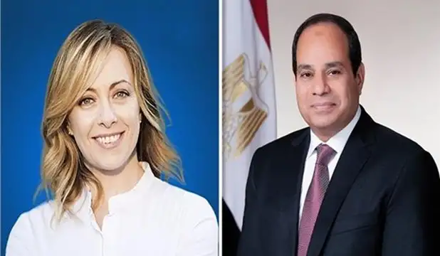 رئيسة وزراء إيطاليا تؤكد للسيسي اهتمام بلادها بتعزيز التعاون مع مصر