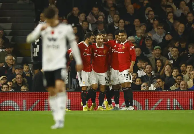مانشستر يونايتد يعود لطريق الانتصارات بفوز قاتل على فولهام في الدوري الإنجليزي