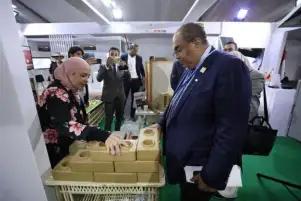 محمود محيي الدين يزور المنطقة الخضراء ويتفقد أجنحة الجامعات المشاركة بقمة المناخ