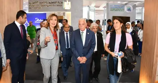 فرح الديباني تشيد بتنظيم مؤتمر المناخ وجناح وزارة الثقافة بالمنطقة الخضراء