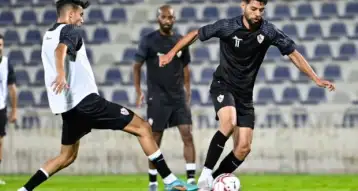 شلبي ينتظم في التدريبات الجماعية بالزمالك