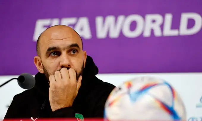 الركراكي: أتمنى عدم مشاركة رونالدو في مباراتنا أمام البرتغال