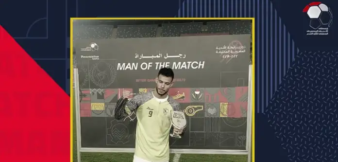 دونجا يحصد جائزة أفضل لاعب في مباراة الزمالك والإسماعيلي