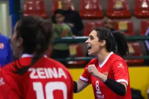 الأهلي يتأهل لربع نهائي كأس مصر لسيدات الطائرة