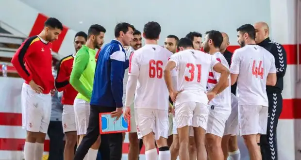 الزمالك يهزم البنك الأهلي في دوري اليد