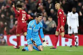 أول تعليق من كورتوا بعد خطأه أمام محمد صلاح