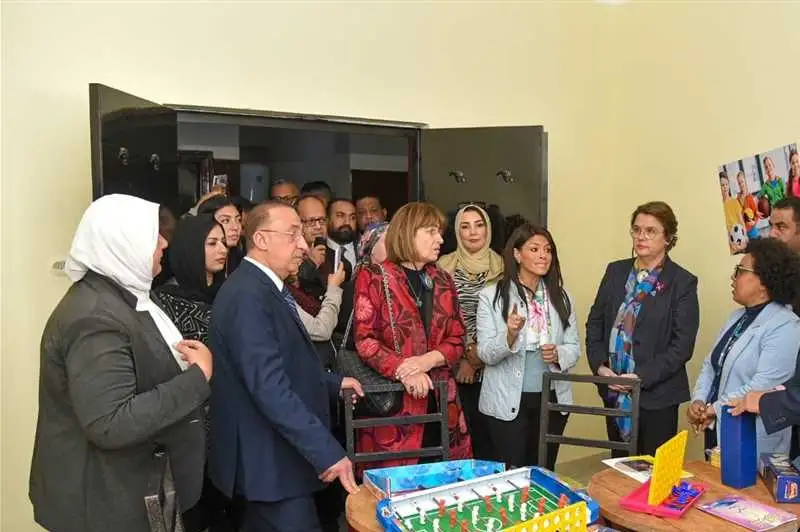 وزيرة التعاون الدولي تتفقد دار التربية الاجتماعية لرعاية البنين في الإسكندرية