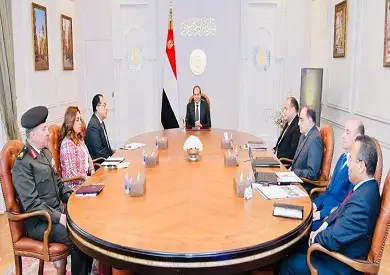 الرئيس السيسي يتابع على مختلف مراحل تنفيذ وتطوير مدينة الأثاث