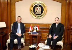 وزير التجارة والصناعة يلتقي سفير النمسا بالقاهرة لبحث سبل تنمية وتطوير علاقات التعاون الاقتصادي المشترك