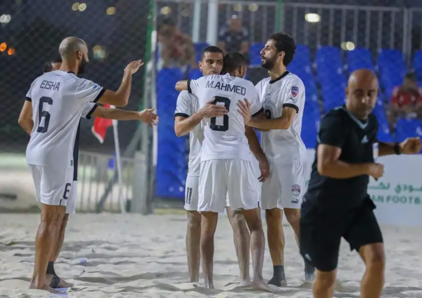 منتخب الشاطئية يتأهل لنصف نهائي كأس العرب بالفوز على موريتانيا