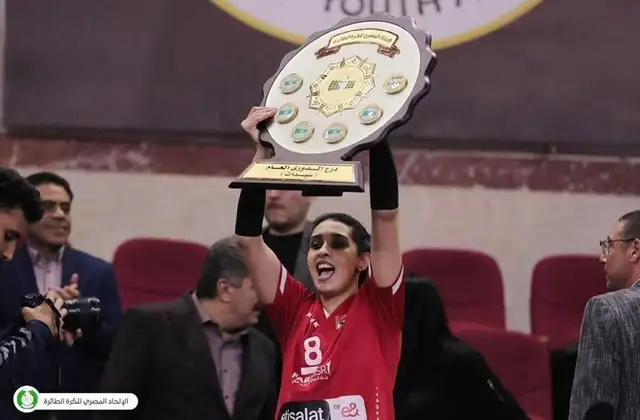 نهلة سامح تعلن اعتزالها الكرة الطائرة بعد مسيرة تاريخية