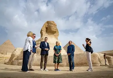سفارة أمريكا بالقاهرة: زيارة جيل بايدن لمصر أعطتها لمحة عما يمكن أن تقدمه أم الدنيا