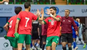 المغرب تهزم الكويت وتتوج ببطولة العرب لكرة الصالات