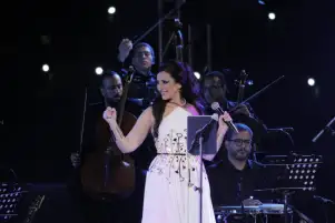 فى ليلة ساحرة لا تُنسى.. السوبرانو أميرة سليم تعيد أجواء موكب المومياوات الملكية إلى متحف الحضارة