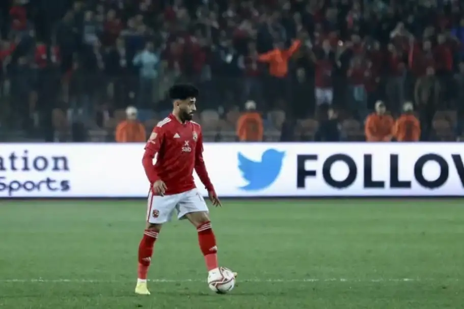 الأهلي يفتقد مروان عطية قبل ساعات من مباراة القمة