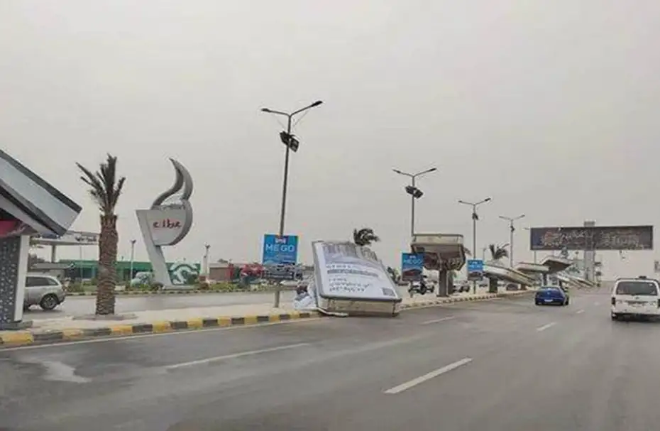 بعد تداول منشور عنها.. صيانة لافتة إرشادية على الطريق الدائري وإعادة تركيبها