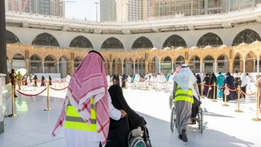 "شؤون الحرمين" توفر عددًا من الخدمات بمصليات الأشخاص ذوي الإعاقة وكبيرات السن