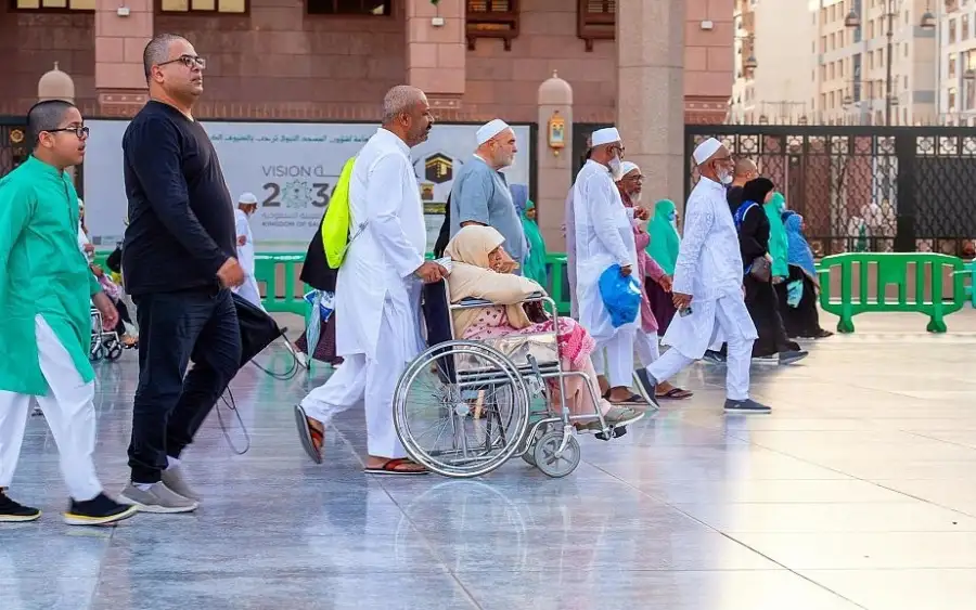 486 ألف حاج يصلون إلى المدينة المنورة بعد أداء المناسك