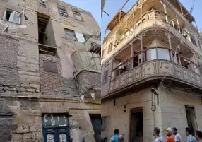 أول رد لمحافظة القاهرة بشأن عقار الخليفة المنهار