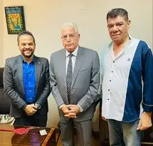 محافظ جنوب سيناء يناقش مع رئيس مهرجان شرم الشيخ المسرح تفاصيل الدورة الثامنة