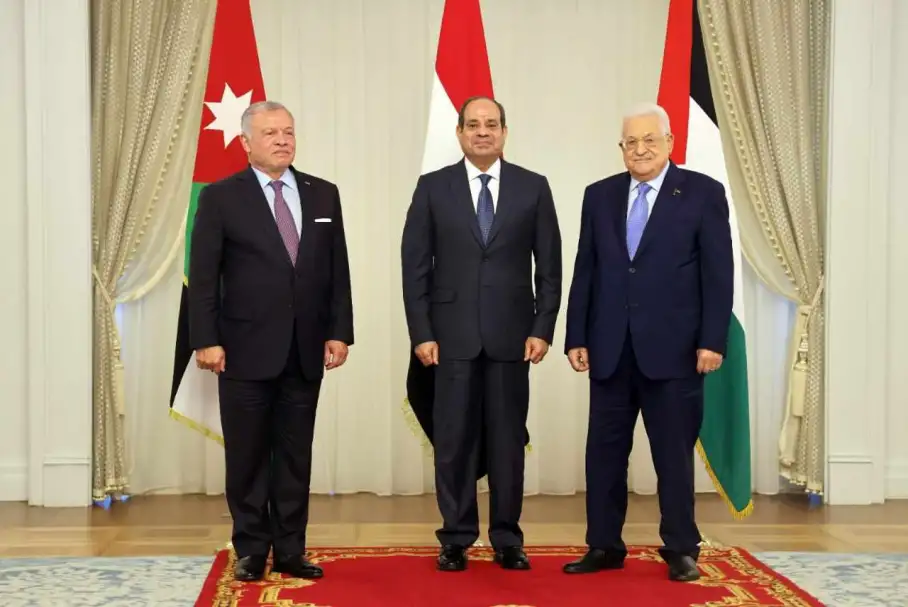 القمة المصرية الأردنية الفلسطينية: يجب إفراج إسرائيل عن الأموال الفلسطينية المحتجزة لديها