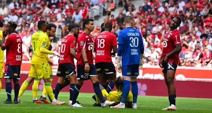 بمشاركة مصطفى محمد.. نانت يخسر أمام ليل بثنائية في الدوري الفرنسي