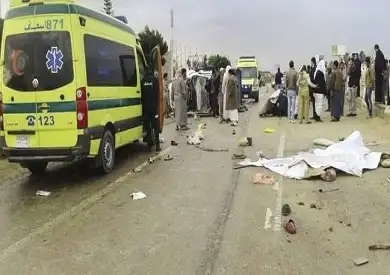 إصابة 6 أشخاص إثر حادث بالبحيرة