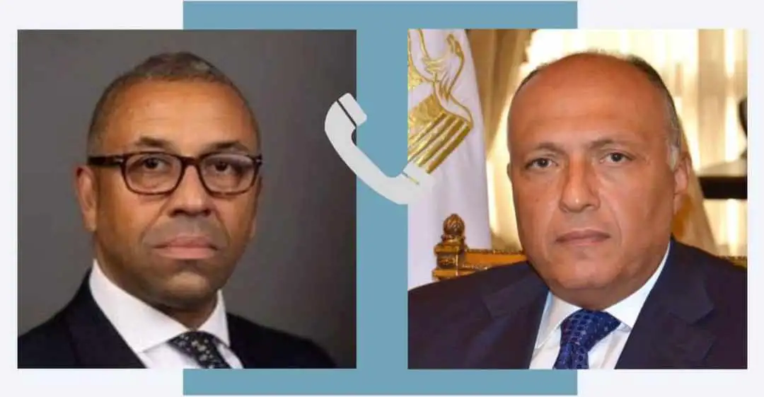 شكري يتلقى اتصالا هاتفيا من نظيره البريطاني لبحث جهود خفض التصعيد في الأراضي الفلسطينية