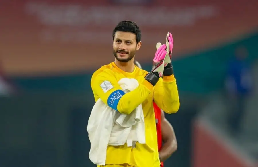 محمد الشناوي يدعم فلسطين