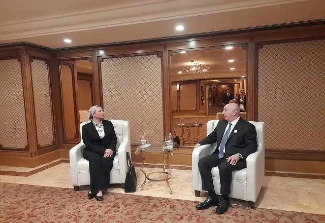 وزيرة البيئة تلتقي نظيرها العراقي لبحث سبل التعاون المشترك بين البلدين